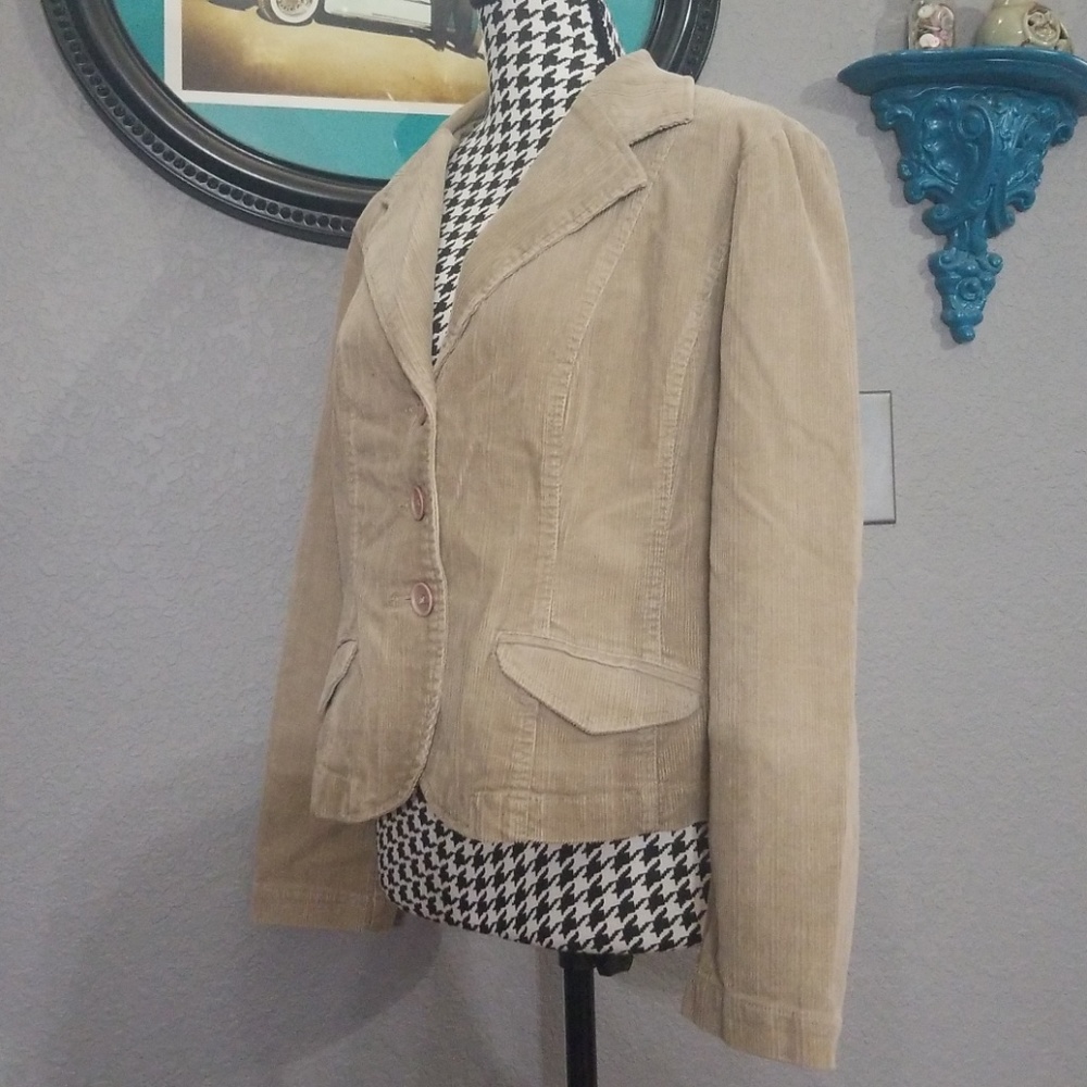 Cute Corduroy Blazer Jacket - Picture 4 of 8